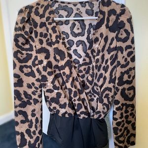 Womens cheetah bodysuit